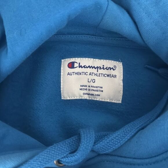 Champion Blue Hoodie for Men - Picture 7 of 10